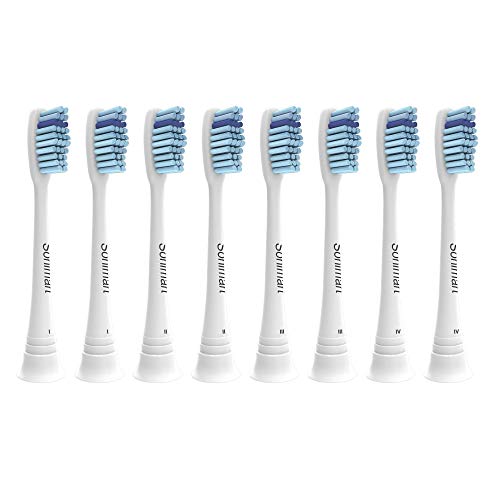 Sonimart Sensitive Replacement Toothbrush Heads for Philips Sonicare HX6053 (Pack of 8)