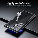 JETech Case for Samsung Galaxy S23 Ultra 5G 6.8-Inch, Non-Yellowing Shockproof Bumper Protective Phone Cover, Anti-Scratch Hard PC Back (Black) - Image 4