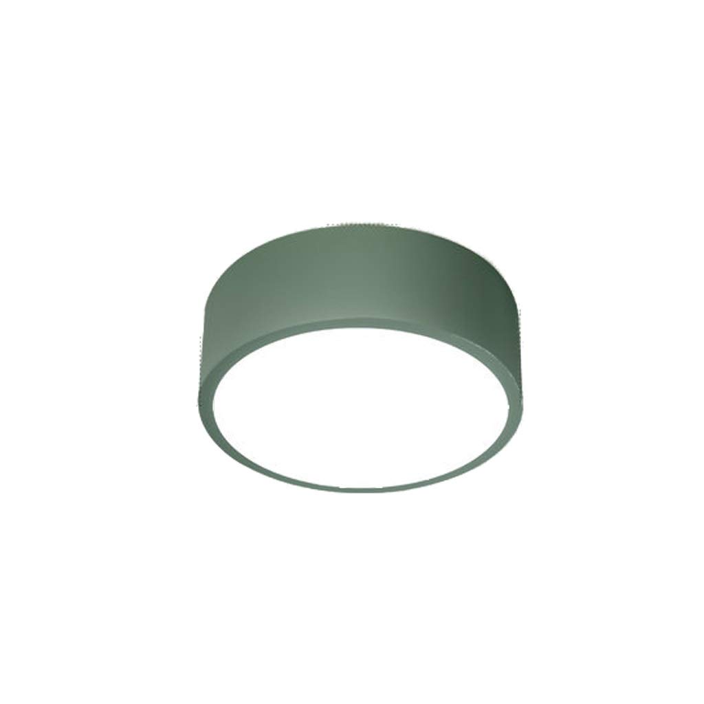 HynJGih Aisle Lights Corridor Lights Simple Modern Macarons led Ceiling Lights Colorful Balcony Kitchen Porch Home Lighting(Green,A (White Light))
