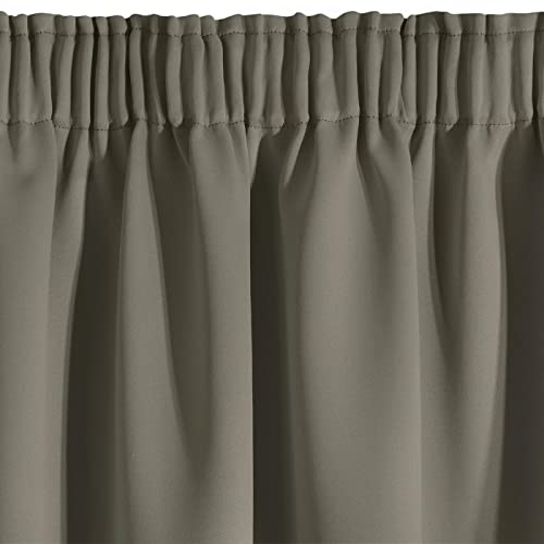 Eurofirany LOGAN Extra Long Blackout Curtain, 1 Unit Rod Pocket, Rufflette Tape - Image 2