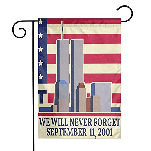 Dgfhk Outdoor 12X18Inch Garden Flag Double Sided Patriot Day Sep-11Th 2001 Decorative Flag Fade Resistant Banner For Yard Lawn Home Decor #TOP2