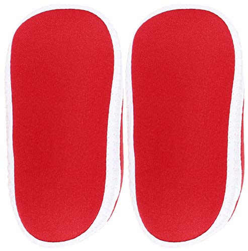 Image of Neska Moda 0 To 6 Months Baby Boys & Girls Cotton Butterfly Slip On Baby Booties