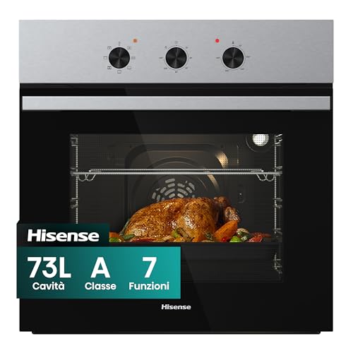 Hisense BI62111AAXB, NUOVO Forno Multifunzione, 3 manopole fisse, cavità 73