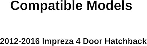 Miniatura 2 de Puerta trasera del lado izquierdo del conductor, puerta de cristal compatible con Subaru Impreza 4 puertas Hatchback modelos 2012-2016