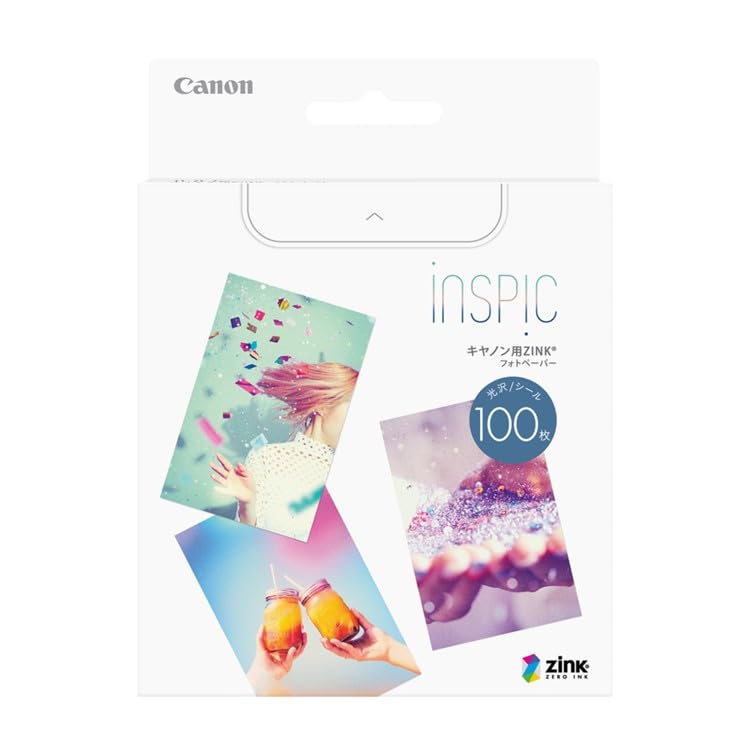 Canon iNSPiC プリンター ZINKペーパー100枚付き Amazon | キヤノン Canon スマホプリンター用 ZINKフォト