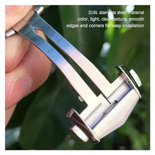 Boucle déployante 18mm évite la chute de votre Omega Aqua Terra - 4