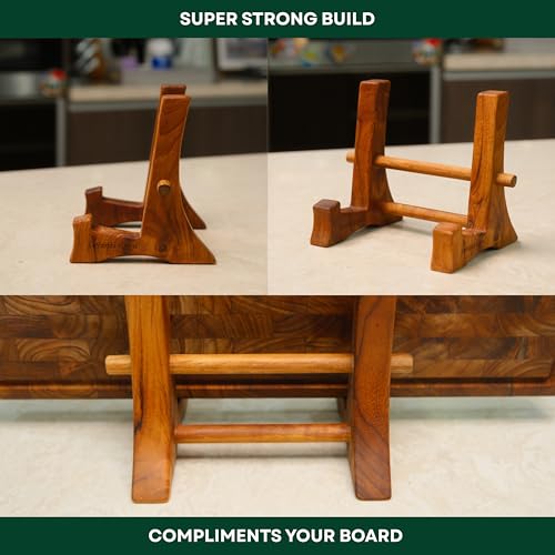 Soporte para Tabla de Cortar de Madera de Teca miniatura 6