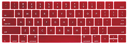 Se7enline compatible with Macbook Pro 13 inch Case 2019/2018/2017/2016 Cover compatible with MacBook Pro A1706/A1989/A2159 with Touch Bar&Sleeve Bag&Keyboard Cover&Screen Protector&Dust Plug, Wine Red
