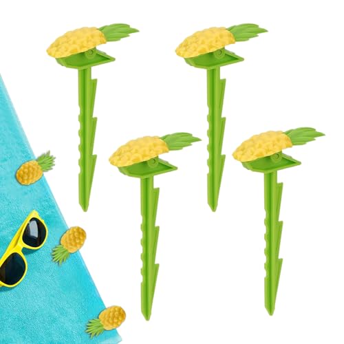 ビーチタオル用クリップ,アウトドアマット固定杭,ビーチ杭、屋外用タオルアンカー杭、ピクニックマットクリップ、休暇用ビーチアクセサリー、,砂地用固定ピン,アウトドア ピクニック フェス 公園用 レジャーシート固定具 家族集まり