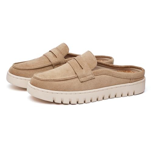 Image of Cvistpieo Womens Comfortable Slip On Loafers Indoor Outdoor Business Casual Mules Shoes for Women