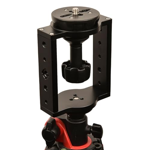 Adaptador de semiesfera a plano de 65mm y 75mm para trípode de cámara 3