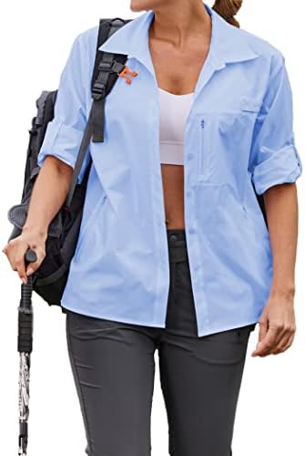 Pinspark womens Sun Protection Fishing Shirt