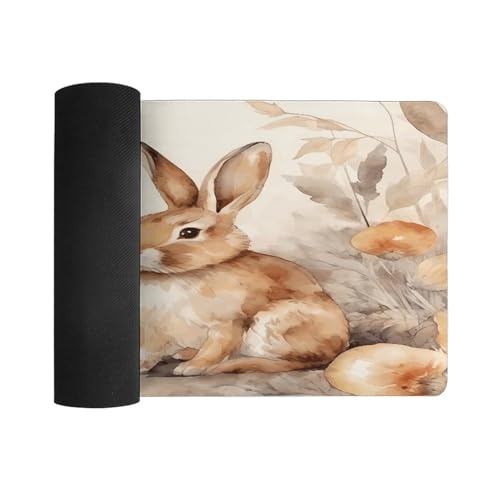 Mouse Pad grande de goma estilo Rabbit 30x60 cm miniatura 3