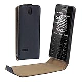 custodia nokia 820 Custodia in pelle con pulsante magnetico a vibrazione verticale For Nokia 515/515 Dual