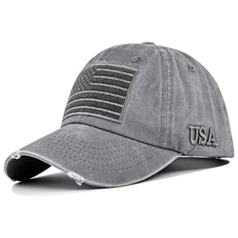 American Flag Adjustable Cotton Baseball Cap Cover