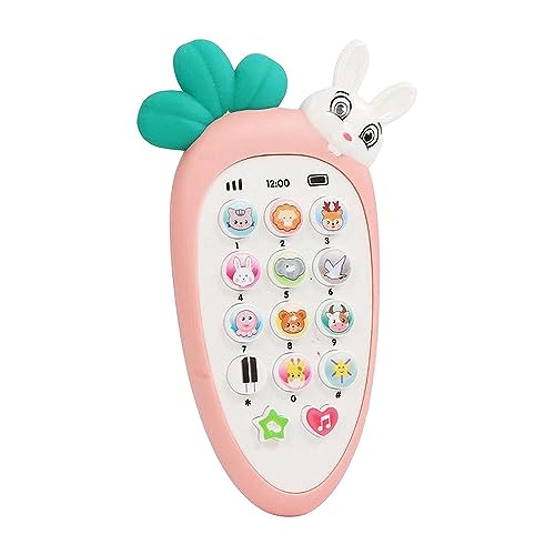 GRAPHENE Rabbit Phone Play Cell Phone Toy For Kids, Toddlers With 20 Musical Songs Animal Sound For Kids, Ringtones, Lights – Birthday Party Favors And Gifts For Rs. 279 @ 72 %