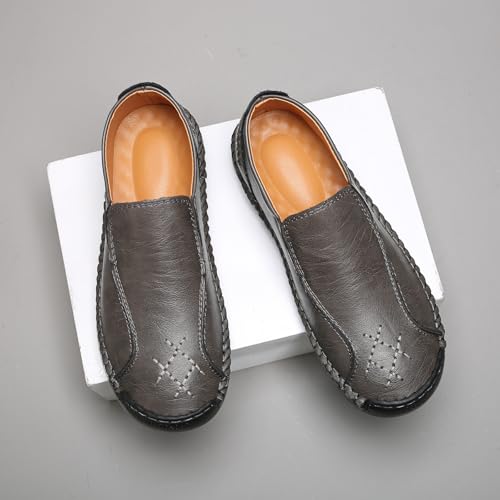 Hand-Stitched Men's Slip On Loafers with Cloud Comfort Memory Foam Non-Slip Breathable Casual Penny Moccasin Shoes Driving Walking Ready Lightweight Work to Travel Shoes with Arch Support3