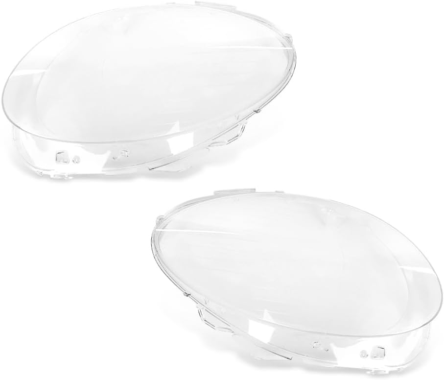 Headlight Lens Cover Pair 2PCS Compatible with Benz R Class W251 R320 R350 R500 R550 2006-2010 Clear