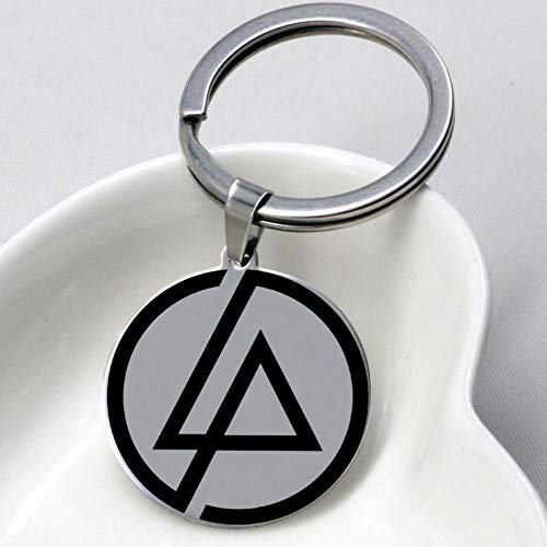 Preisvergleich Produktbild N / A WJJLDS Schlüsselbund Edelstahl Anhänger Schlüsselbund Schmuck Anhänger