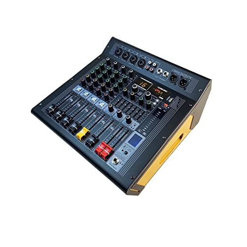 QRANC Mezclador Controlador de DJ Consola mezcladora Digital Profesional, Equipo de música,...