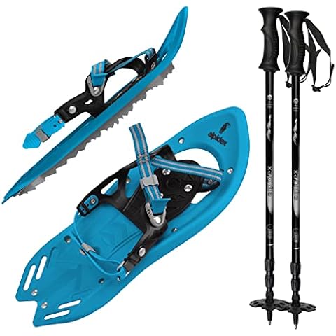 ALPIDEX Kids Snowshoes with Poles Cover