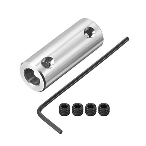 Acoplador de eje de 4 mm a 6 mm para eliminar vibraciones en motores con llave hexagonal