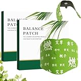 Herbal Patch Pad Balance – Mugwort Herbal Navel Patches for Menstrual Cramps, Mugwort Belly Patch, Moxa Hot Moxibustion Navel Wormwood Sticker, Promotes Abdominal Comfort (2pcs)