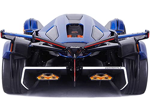 Lambo V12 Vision Gran Turismo Blue Metallic 118 miniatura 4