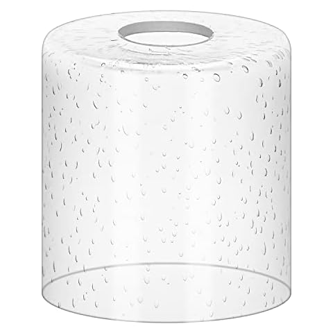 Seeded Glass Shade Cylinder Glass Lamp Shade Replacement Glass Shade Cover