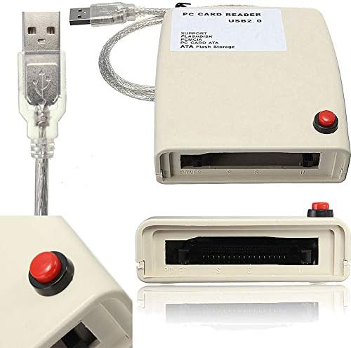 Shentesel USB 2.0 to 68 Pin ATA PCMCIA Flash Disk Memory Card Reader Adapter Converter