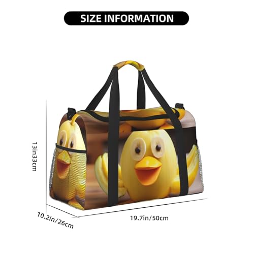 Pretty Ducklings Handheld travel bag weekend bag fitness yoga bag suitable for fitness and other scenarios4