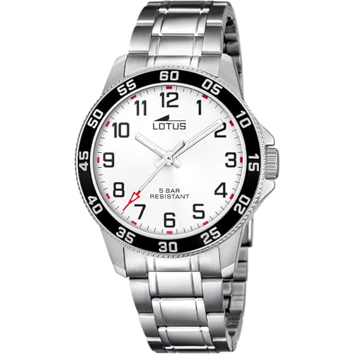 Reloj infantil analógico Lotus 18786/4 fabricado en acero inoxidable con movimiento de cuarzo