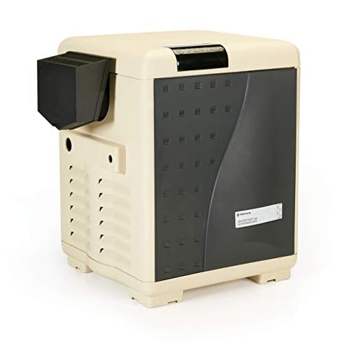 Pentair 460792 Stainless Steel MasterTemp Grey/Almond Heater 0-2999 Altitude, Natural 175-BTU