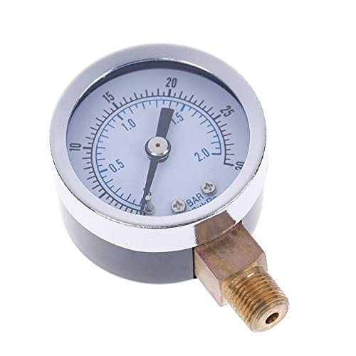 1pc Pressure Gauge Low Pressure Compatible with Fuel Air Oil Gas Water