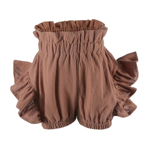 Baby Girls Ruffle Shorts Toddler Diaper Covers Little Girls Bottoms Bloomers Cotton Pants 3 Months-6T2