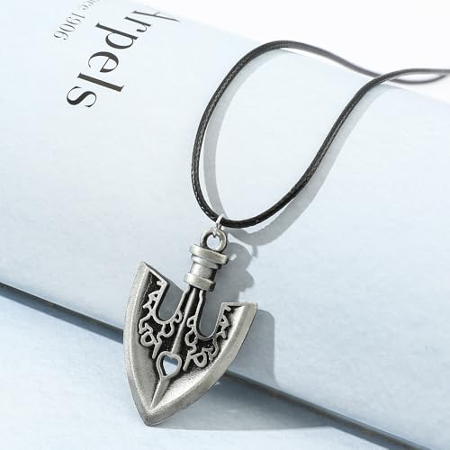 JJBA Stand Arrow Necklace and Keychain - JoJo's Anime Cosplay Chains - Gifts for Women Men and Fans4