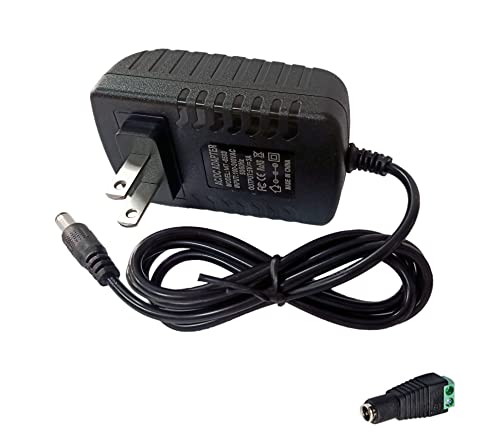 MTYTOT 5V 3A DC Power Supply Adapter, AC 100V240V to DC 5V, 3A Max, 15W, 5.5x2.5mm Plug, for LED Lights, CCTV, Routers, Security Systems