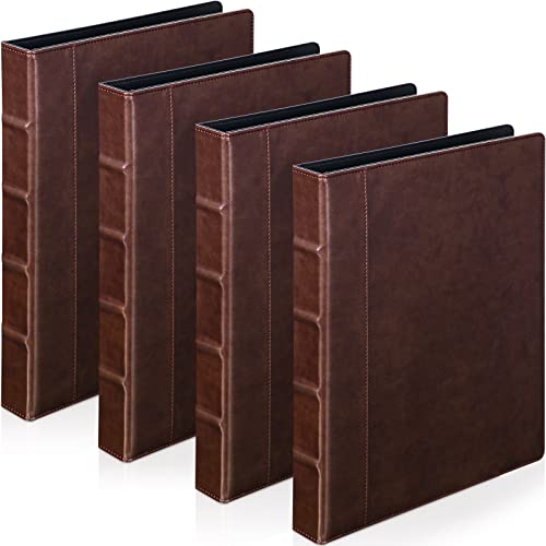 Classeur vintage à 3 anneaux pour ne plus perdre vos feuilles volantes avec style marron