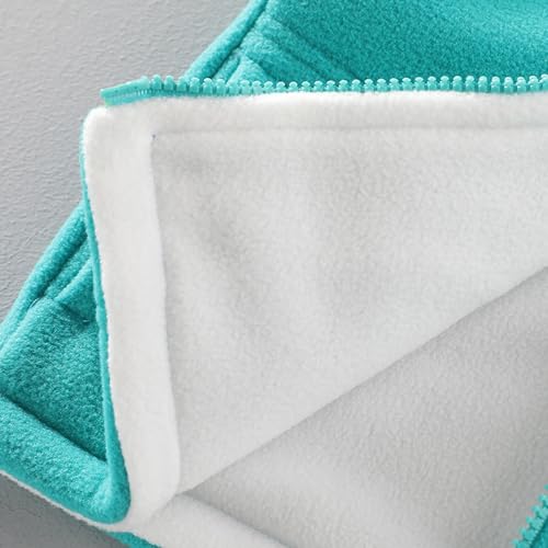 Girl's Full Zip Fleece Vest Warm Winter Sleeveless Stand Collar Sherpa Coat Fuzzy Outerwear with Pockets for Boys3