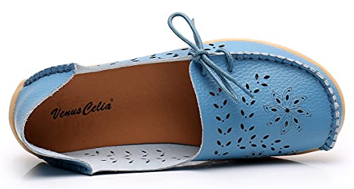 Image of VenusCelia Women's Breathable Comfort Walking Office Flat Loafer