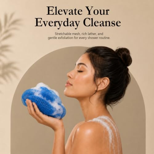 African Net Sponge Authentic Exfoliating Shower Loofah Bath Sponge — 사진 6