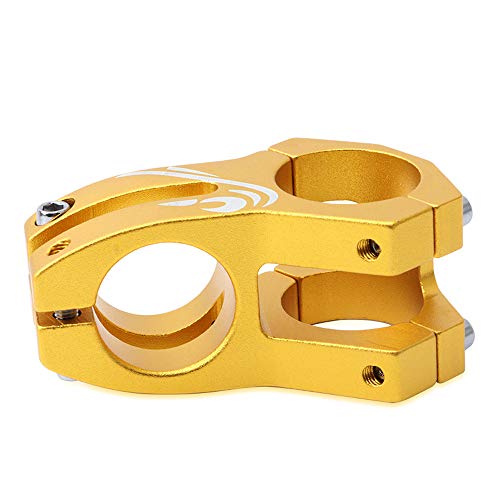 Leeofty Haste de bicicleta resistente ao desgaste MTB bicicleta guiador haste 31,8 mm ajustável alum