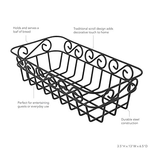 Scroll Basket, Classic Kitchen Design For Breads, Roll