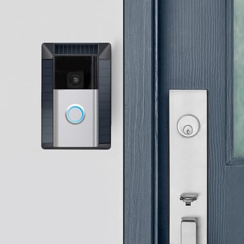 Evita baterías agotadas en timbre Ring con panel solar Fansoun USB-C continuo 7