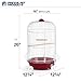 Prevue Hendryx Classic Round Bird Cage, Red, SP31999R,1/2