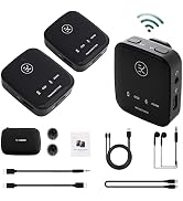 Spolehli Draadloze Lavalier Microfoon met Dual-Ontvanger en Opbergdoos voor iPhone/iPad/Camera/L...