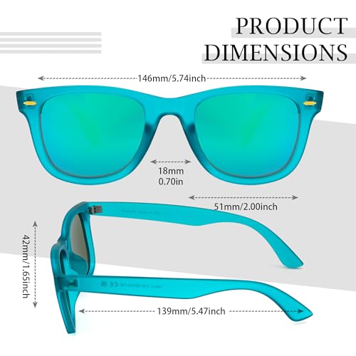Image of SIPHEW Polarized Sunglasses for Women & Men - UV400 Mirrored Eyewear