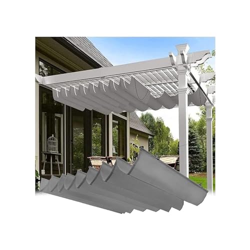 Auvent rétractable anti-UV en PEHD perméable pour une fraîcheur durable