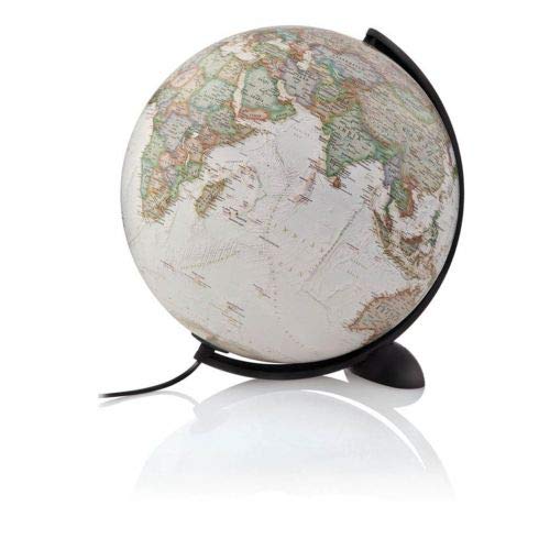 Tecnodidattica- Mappamondo National Geographic Silicon Executive, Colore Marrone, 0331SC