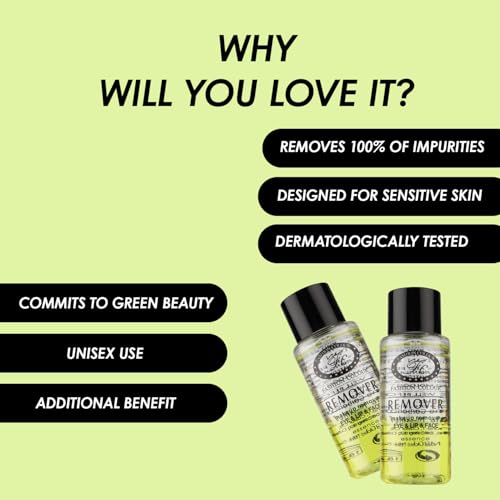 Image of Fashion Colour Makeup Remover Liquid (50ml) | Gentle Cleanser & Make Up Remover For Everyday Use | For Men & Women, Remove 100% Dirt, Pollution (Free Makeup Removing Cotton Pads) (MR01-1C)